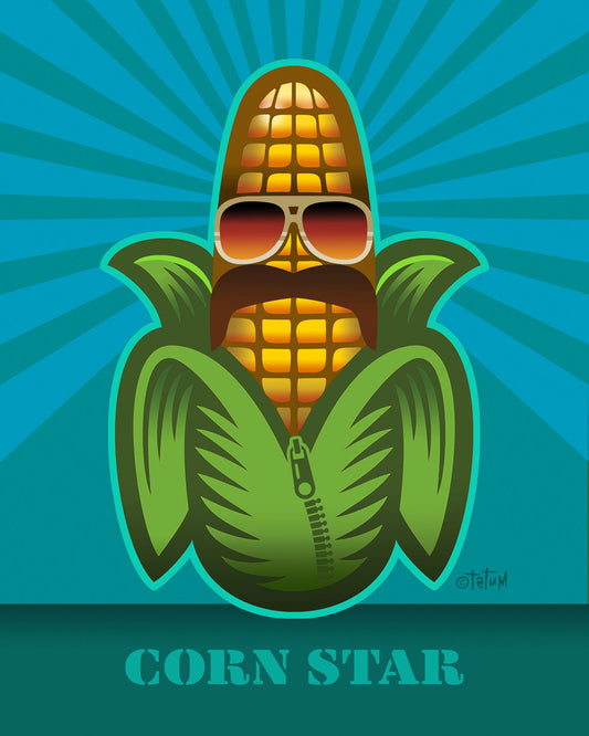 Corn Star Print