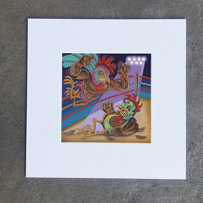 Fowl Play Lithograph Print